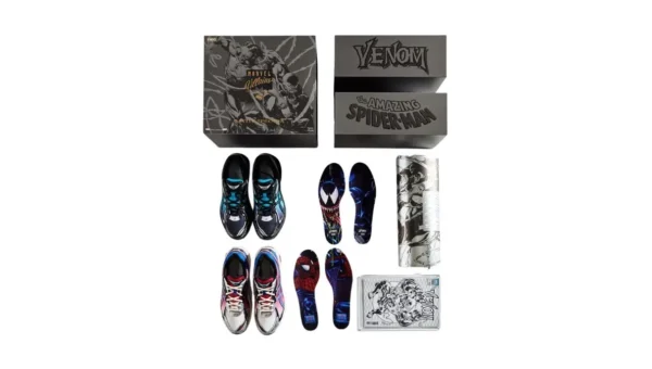 Asics GT-2160 Kith Marvel Villains Spider-Man/Venom Battle Spectra Pack Sealed Box (Comic Included) נעליים