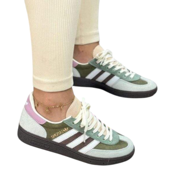 Adidas Originals Handball Spezial Sliver Green Magic נעלי