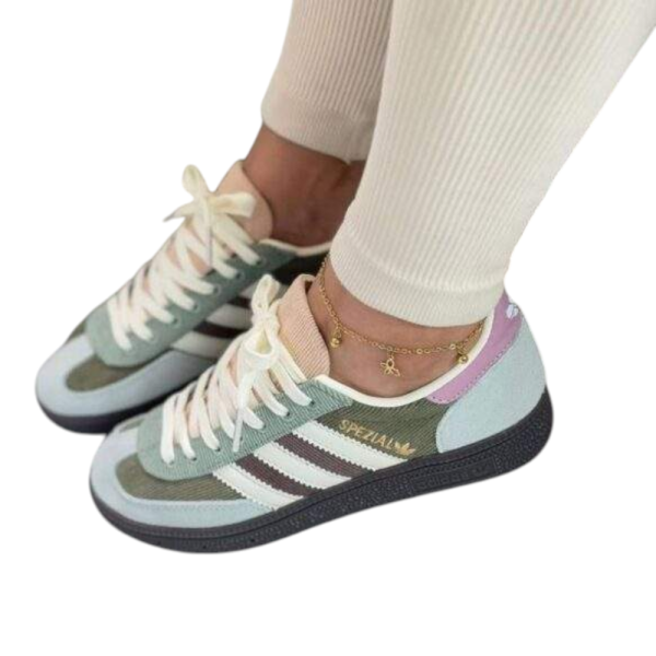 Adidas Originals Handball Spezial Sliver Green Magic נעלי