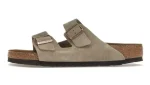 Birkenstock Arizona Soft Assise plantaire Suede Taupe כפכפים
