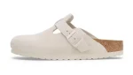 Birkenstock Boston Antique White Suede כפכפים