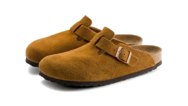 Birkenstock Boston Soft Footbed Suede Mink כפכפים