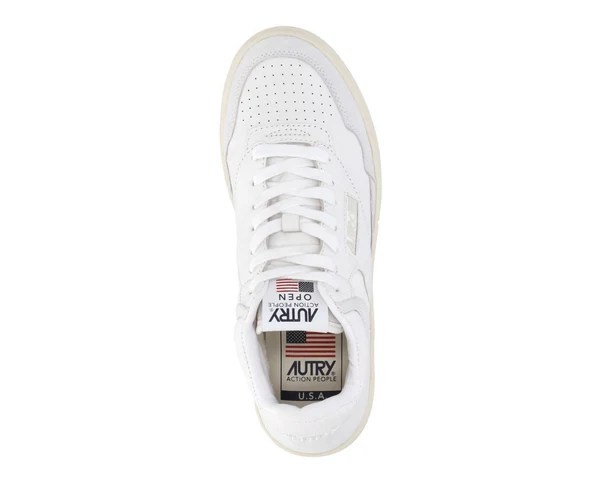 Autry Logo Detailed Lace-Up סניקרס