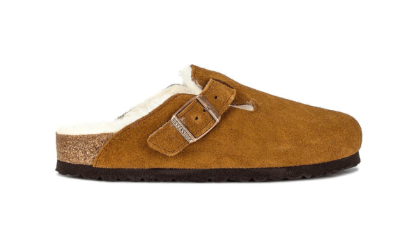 Birkenstock Boston Shearling Brown כפכפים