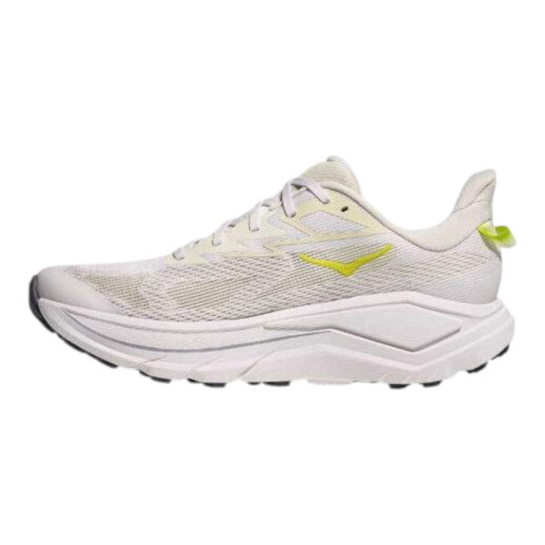 Hoka Challenger 8 White/Neon Citrus נעלי ריצה