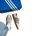 Adidas Handball Spezial Off White Collegiate Burgundy נעלי