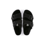 Birkenstock Arizona Fur All Black כפכפים
