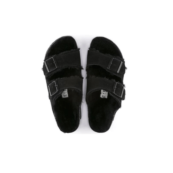 Birkenstock Arizona Fur All Black כפכפים