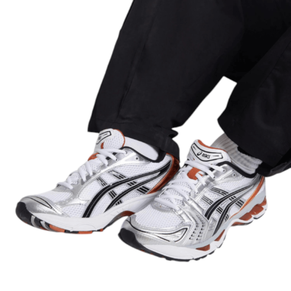 Asics Gel Kayano 14 Silver Piquant Orange נעליים