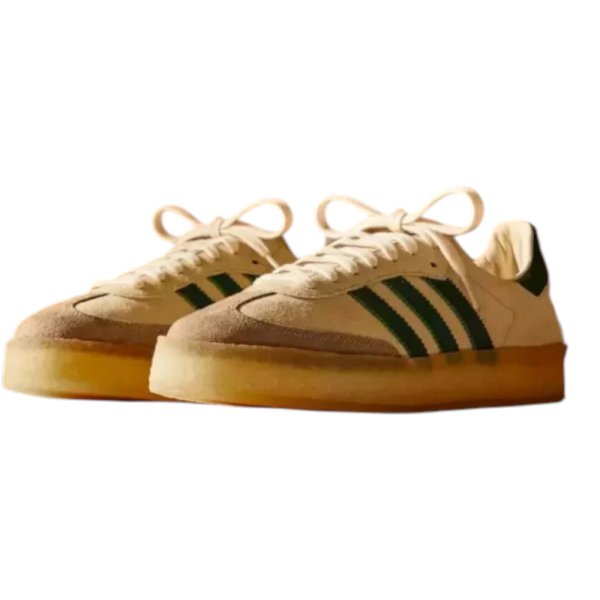 Adidas x Clarks 8th Street Samba White Green נעלי