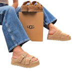 UGG Goldenstar Hi Slide Sand כפכפי האג