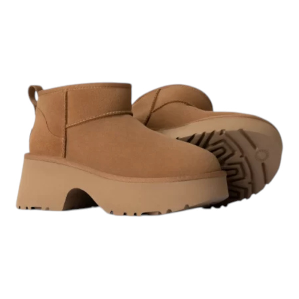 UGG Women’s Classic Ultra Mini New Heights Chestnut נעלי האג