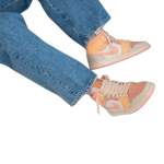 Nike Air Jordan 1 Mid Apricot Orange סניקרס