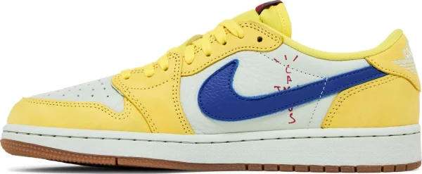 Nike x Travis Scott Women's Air Jordan 1 Retro Low OG SP 'Canary' נעלי ספורט