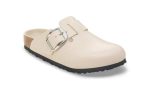 Birkenstock Boston Big Buckle Oyster Dressy Leather כפכפים