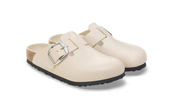 Birkenstock Boston Big Buckle Oyster Dressy Leather כפכפים