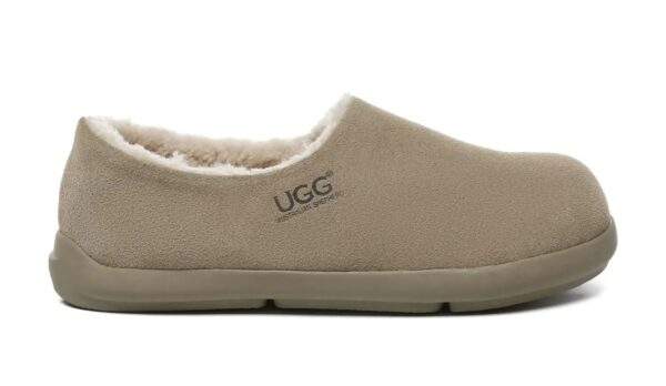 UGG Men’s Ankle Clog UGG Slippers Khaki נעלי בית לגברים