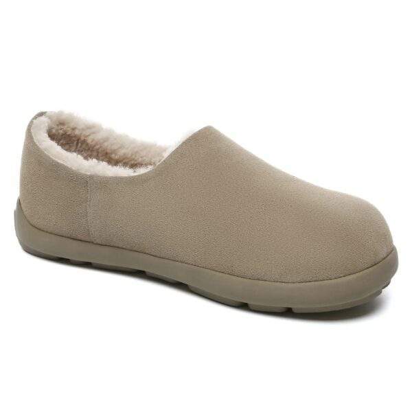 UGG Men’s Ankle Clog UGG Slippers Khaki נעלי בית לגברים