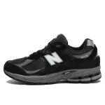 New Balance 2002R Black Dark Grey White סניקרס