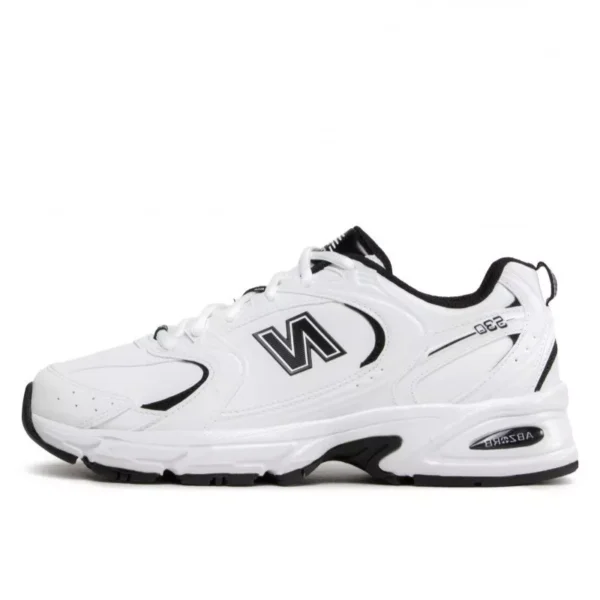 New Balance 530 White Black Leather נעלי