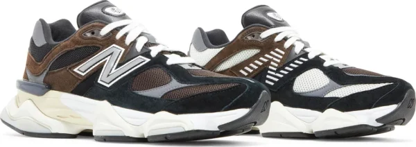 New Balance 9060 Brown Black נעלי סניקרס לגברים