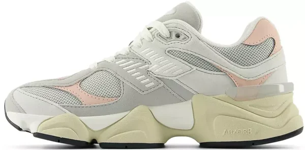 New Balance 9060 Grey Pink נעלי סניקרס לגברים