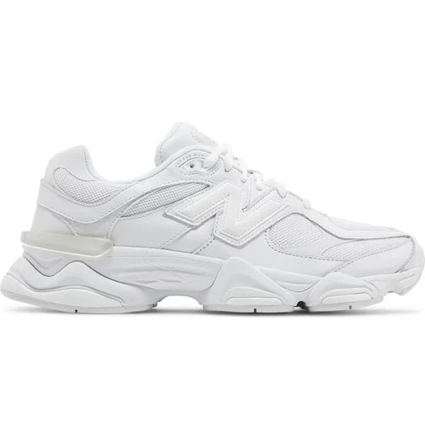 New Balance 9060 Triple White נעלי סניקרס לגברים