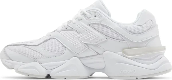 New Balance 9060 Triple White נעלי סניקרס לגברים