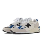 New Balance 990 v2 Made In USA White Blue סניקרס