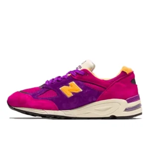 New Balance 990 v2 Made in USA Teddy Santis Purple Yellow סניקרס