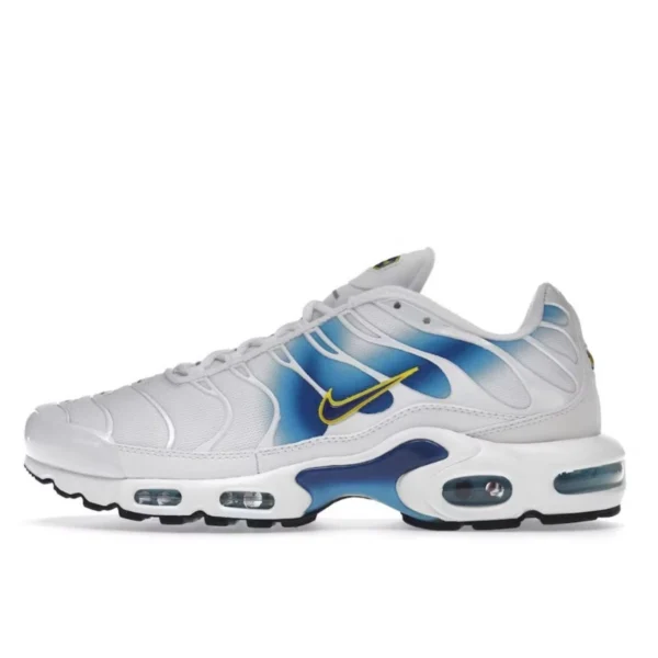 Nike Air Max Plus Spray Paint Swoosh White Blue נעלי