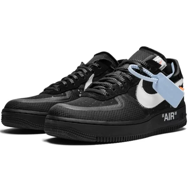 Nike Off-White Air Force 1 Low Black סניקרס