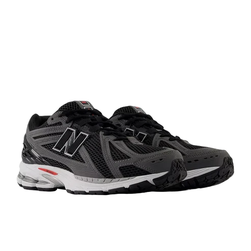 New Balance 1906 Black עם Team Red ו-Castlerock – נעלי ספורט בסגנון רטרו