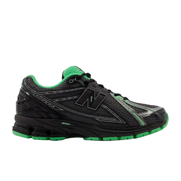 New Balance 1906 Dark Silver Metallic with Lime Leaf and Castlerock נעלי סניקרס