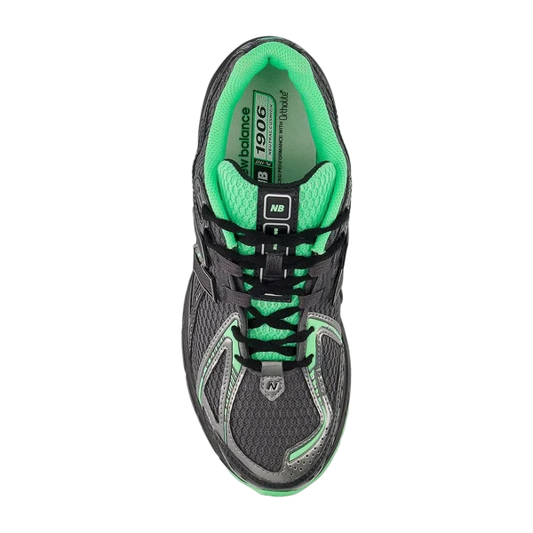 New Balance 1906 Dark Silver Metallic with Lime Leaf and Castlerock נעלי סניקרס