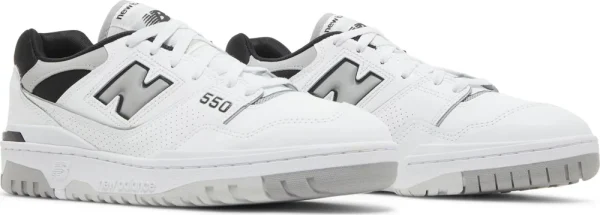 New Balance 550 Concrete Black סניקרס